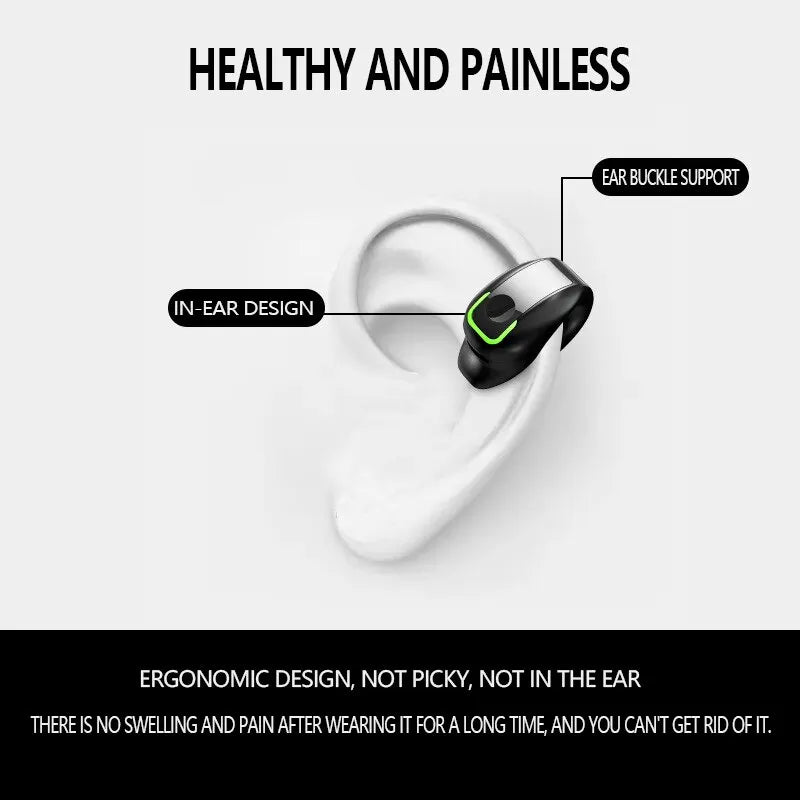 Wireless TWS Sports Earphones – Waterproof, Hands-Free, with Mic
