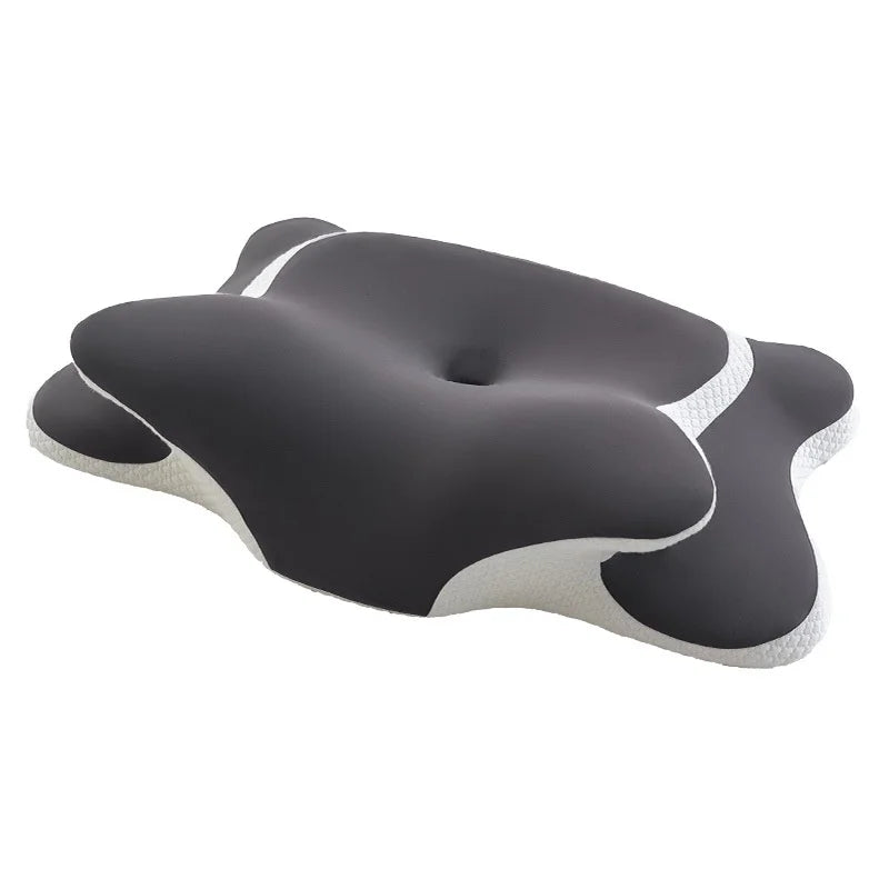 Memory foam cervical pillow for deep sleep and neck–shoulder pain relief
